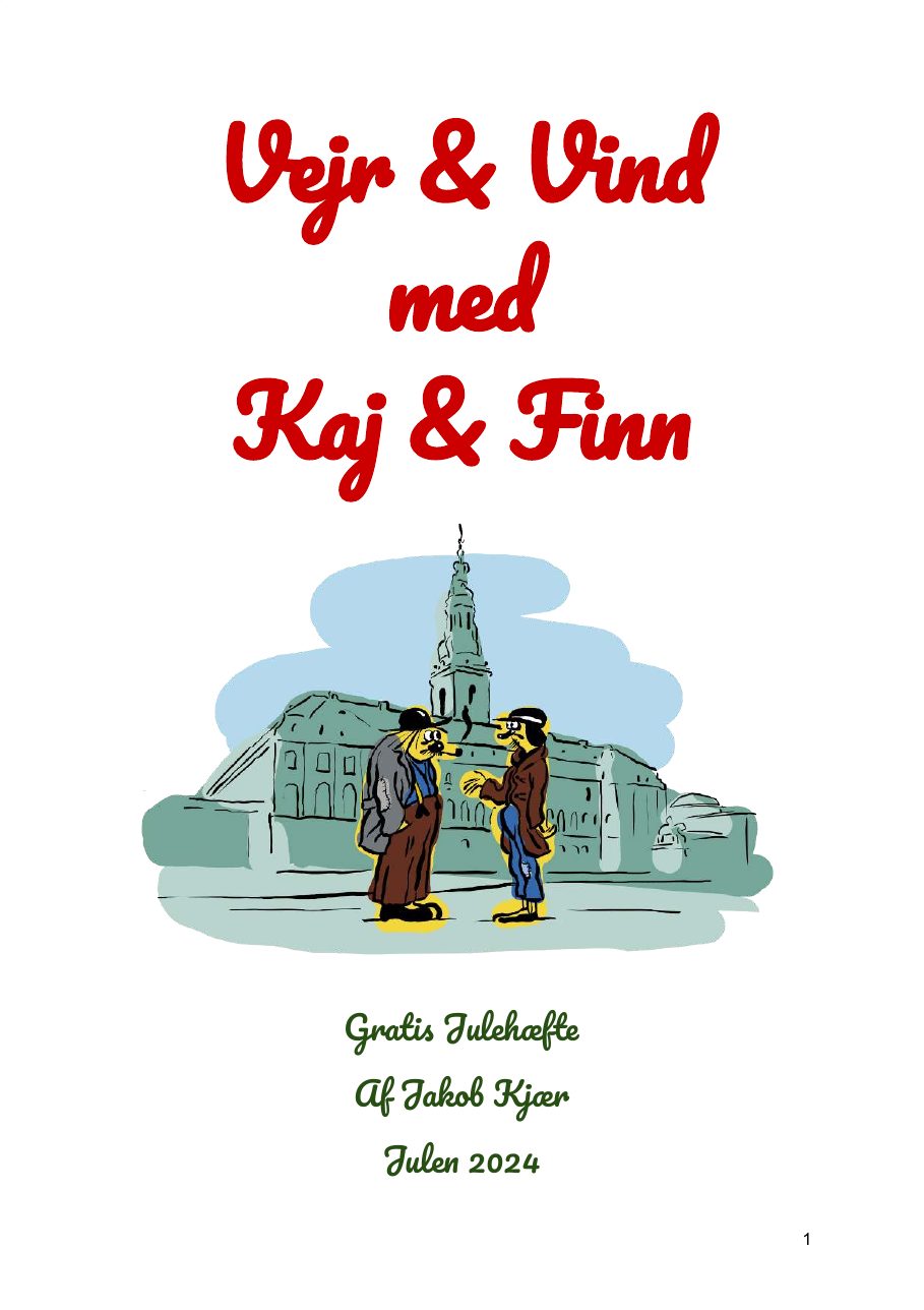 Forsiden på Vejr & Vind med Kaj & Finn